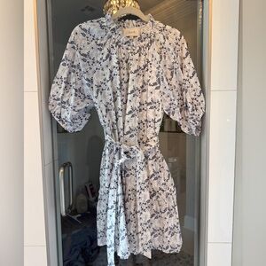 Cleobella Black and White Floral Dress